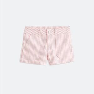 Just USA Pink & White Striped Shorts